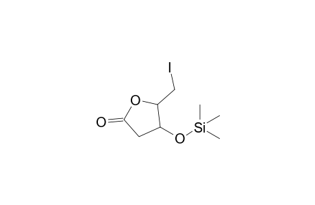 4,5-Dihydro-4-(trimethylsilyl)oxy-5-iodomethyl-2(3H)-furanone