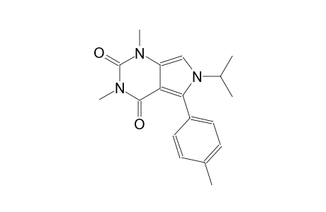 6-isopropyl-1,3-dimethyl-5-(4-methylphenyl)-1H-pyrrolo[3,4-d]pyrimidine-2,4(3H,6H)-dione