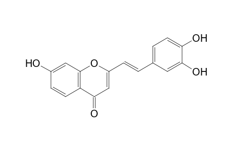 2-[(E)-2-(3,4-dihydroxyphenyl)ethenyl]-7-hydroxy-1-benzopyran-4-one