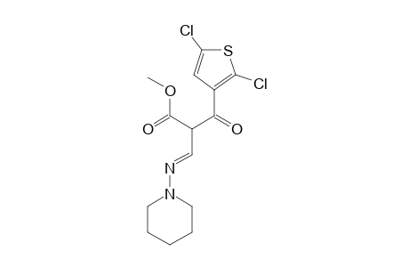 Methyl 3-(2,5-dichloro-3-thienyl)-3-oxo-2-[(1-piperidinylimino)methyl]propanoate