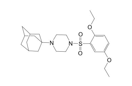 1-(1-Adamantyl)-4-[(2,5-diethoxyphenyl)sulfonyl]piperazine