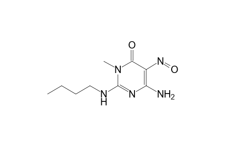 6-AMINO-2-(BUTYLAMINO)-3-METHYL-5-NITROSOPYRIMIDIN-4(3H)-ONE