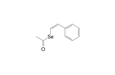 Ethaneselenoic acid, Se-(2-phenylethenyl) ester, (Z)-