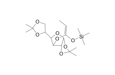 1-[1,2;5,6-di-o-(1-Methylethylidene)-.alpha.-D-glucofuranosyloxy]-1-trimethylsilyloxy-propene