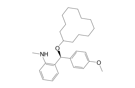 (S)-2-((Cyclododecyloxy)(4-methoxyphenyl)methyl)-N-methylaniline