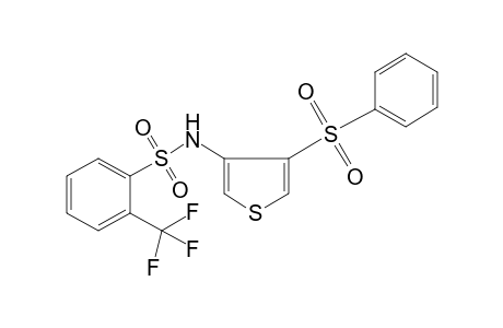 N-[4-(phenylsulfonyl)-3-thienyl]-alpha,alpha,alpha-trifluoro-o-toluenesulfonamide