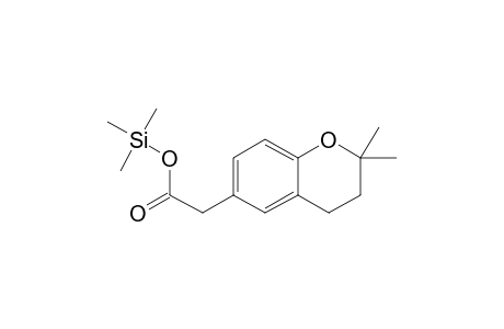 (2,2-Dimethyl-3,4-dihydro-2H-chromen-6-yl)acetic acid, trimethylsilyl ester