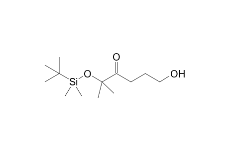 2-((tert-butyldimethylsilyl)oxy)-6-hydroxy-2-methylhexan-3-one