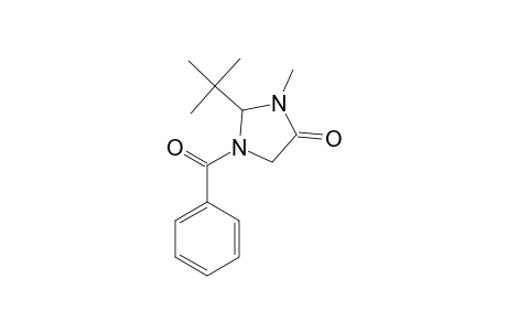 1-Benzoyl-2-tert-butyl-3-methyl-4-imidazolidinone