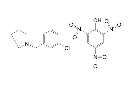 1-(m-chlorobenzyl)pyrrolidine, picrate