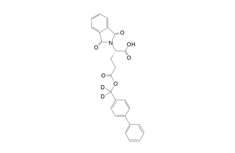 (S)-5-([1,1'-biphenyl]-4-ylmethoxy-d2)-2-(1,3-dioxoisoindolin-2-yl)-5-oxopentanoic acid