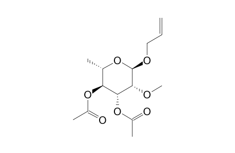 Allyl 3,4-bis-O-acetyl-2-O-methyl-a-L-rhamnopyranoside