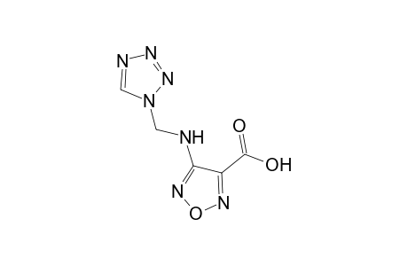 1,2,5-oxadiazole-3-carboxylic acid, 4-[(1H-tetrazol-1-ylmethyl)amino]-