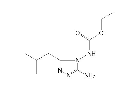 3-AMINO-5-ISOBUTYL-4H-1,2,4-TRIAZOLE-4-CARBAMIC ACID, ETHYL ESTER