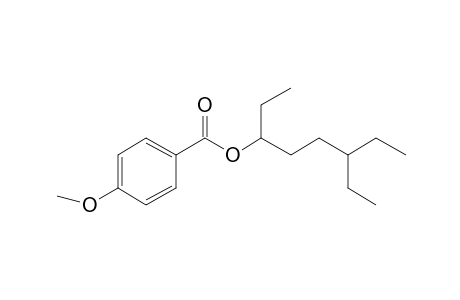 4-Methoxybenzoic acid, 6-ethyl-3-octyl ester