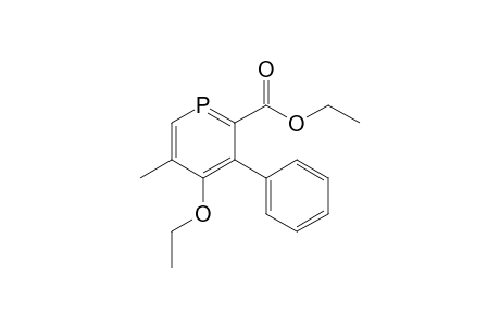 2-(Ethoxycarbonyl)-3-phenyl-4-ethoxy-5-methyl-1-phosphacyclohexa-1,3,5-triene