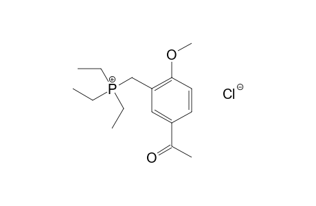 (5-acetyl-2-methoxybenzyl)triethylphosphonium chloride