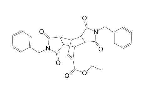 ethyl 2,6-dibenzyl-1,3,5,7-tetraoxo-1,2,3,3a,4,4a,5,6,7,7a,8,8a-dodecahydro-4,8-ethenopyrrolo[3,4-f]isoindole-9-carboxylate