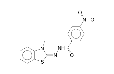 N'-(3-Methylbenzothiazol-2(3H)-ylidene)-4-nitrobenzohydrazide