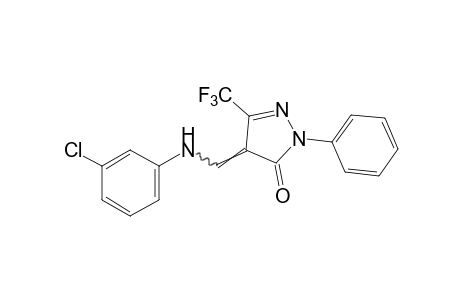 4-[(m-chloroanilino)methylene]-1-phenyl-3-(trifluoromethyl)-2-pyrazolin-5-one