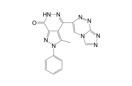 4-([1,2,4]Triazolo[5,1-c][1,2,4]triazin-6-yl)-3-methyl-2-phenyl-2H-pyrazolo[3,4-d]pyridazin-7(6H)-one