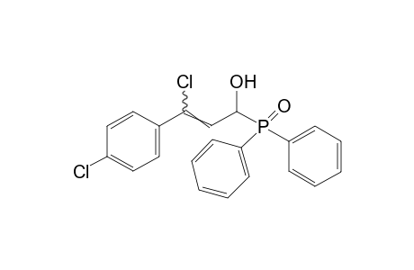 3-chloro-3-(p-chlorophenyl)-1-(diphenylphosphinyl)-2-propen-1-ol