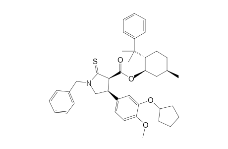 (1R,3R,4S)-8-Phenylmenthyl (4S,3R)-1-benzyl-4-(3-cyclopentyloxy-4-methoxyphenyl)pyrrolidin-2-thione-3-carboxylate