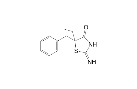 5-benzyl-5-ethyl-2-imino-4-thiazolidinone