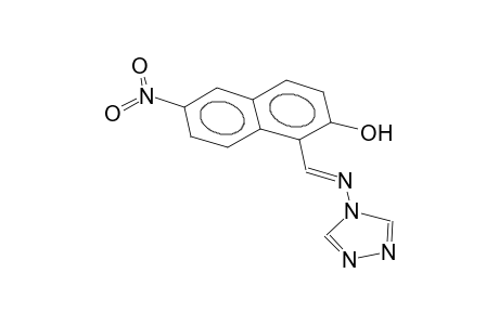 1E-(4H-1,2,4-triazol-4-yliminomethl)-2-hydroxy-6-nitronaphthalene