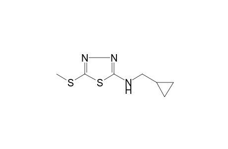 2-[(cyclopropylmethyl)amino]-5-(methylthio)-1,3,4-thiadiazole