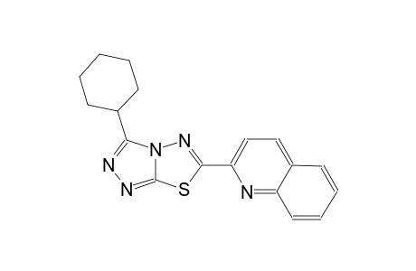 quinoline, 2-(3-cyclohexyl[1,2,4]triazolo[3,4-b][1,3,4]thiadiazol-6-yl)-