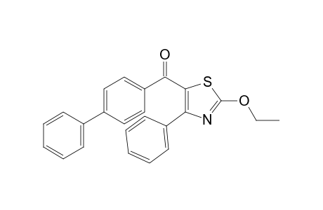 4-biphenylyl 2-ethoxy-4-phenyl-5-thiazolyl ketone