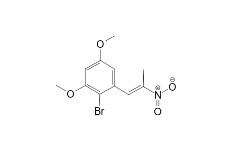 (E)-2-Bromo-1,5-dimethoxy-3-(2-nitroprop-1-en-1-yl)benzene