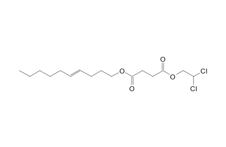 Succinic acid, 2,2-dichloroethyl dec-4-en-1-yl ester