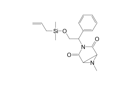 3-[2-[Allyl(dimethyl)silyl]oxy-1-phenyl-ethyl]-6-methyl-3,6-diazabicyclo[3.1.0]hexane-2,4-quinone