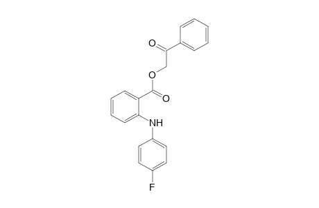 N-(p-fluorophenyl)anthranilic acid, phenacyl ester