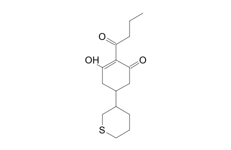 2-Butanoyl-3-hydroxy-5-(3-thianyl)-2-cyclohexen-1-one