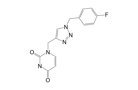 1-[[1-(4-FLUOROBENZYL)-1H-1,2,3-TRIAZOL-4-YL]-METHYL]-PYRIMIDINE-2,4-(1H,3H)-DIONE