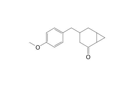 4-(p-Methoxybenzyl)bicyclo[4.1.0]heptan-2-one