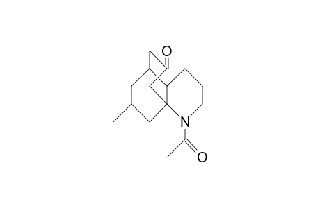 1-Acetyl-1,2,3,4,4a,5,6,8a-octahydro-5,8a-(2-methyl-propano)-7(8H)-quinolone