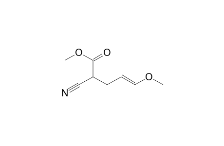 4-Pentenoic acid, 2-cyano-5-methoxy-, methyl ester, (E)-