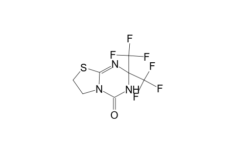 2,2-Bis(trifluoromethyl)-2,3,6,7-tetrahydro-4H-[1,3]thiazolo[3,2-a][1,3,5]triazin-4-one
