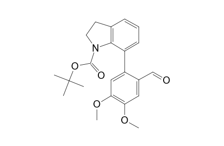 Tert-butyl 7-(2-formyl-4,5-dimethoxyphenyl)-2,3-dihydroindole-1-carboxylate