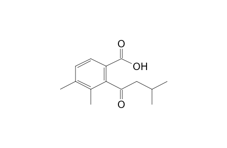 Benzoic acid, 3,4-dimethyl-2-(3-methyl-1-oxobutyl)-