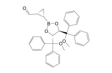 (1R,2S)-2-[(4R,5R)-4,5-Bis-(methoxy-diphenyl-methyl)-[1,3,2]dioxaborolan-2-yl]-cyclopropanecarbaldehyde