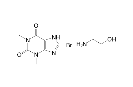 8-bromotheophylline, compd.with 2-aminoethanol