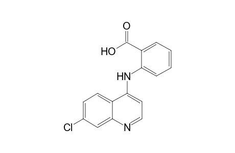 2-[(7-chloranylquinolin-4-yl)amino]benzoic acid