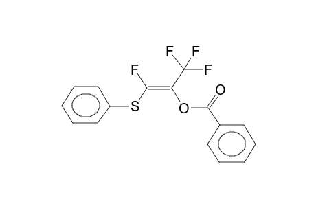 1-TRIFLUOROMETHYL-2-FLUORO-2-PHENYLTHIOETHENYLBENZOATE