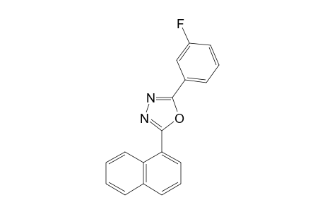 2-(m-fluorophenyl)-5-(1-naphthyl)-1,3,4-oxadiazole