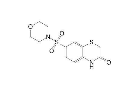 2H-1,4-benzothiazin-3(4H)-one, 7-(4-morpholinylsulfonyl)-